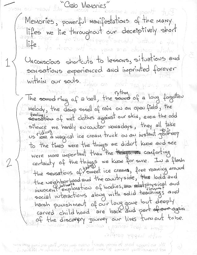 Crab Memories - Script (1)