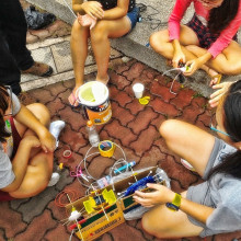 Participants at the Solar Energy Hackathon